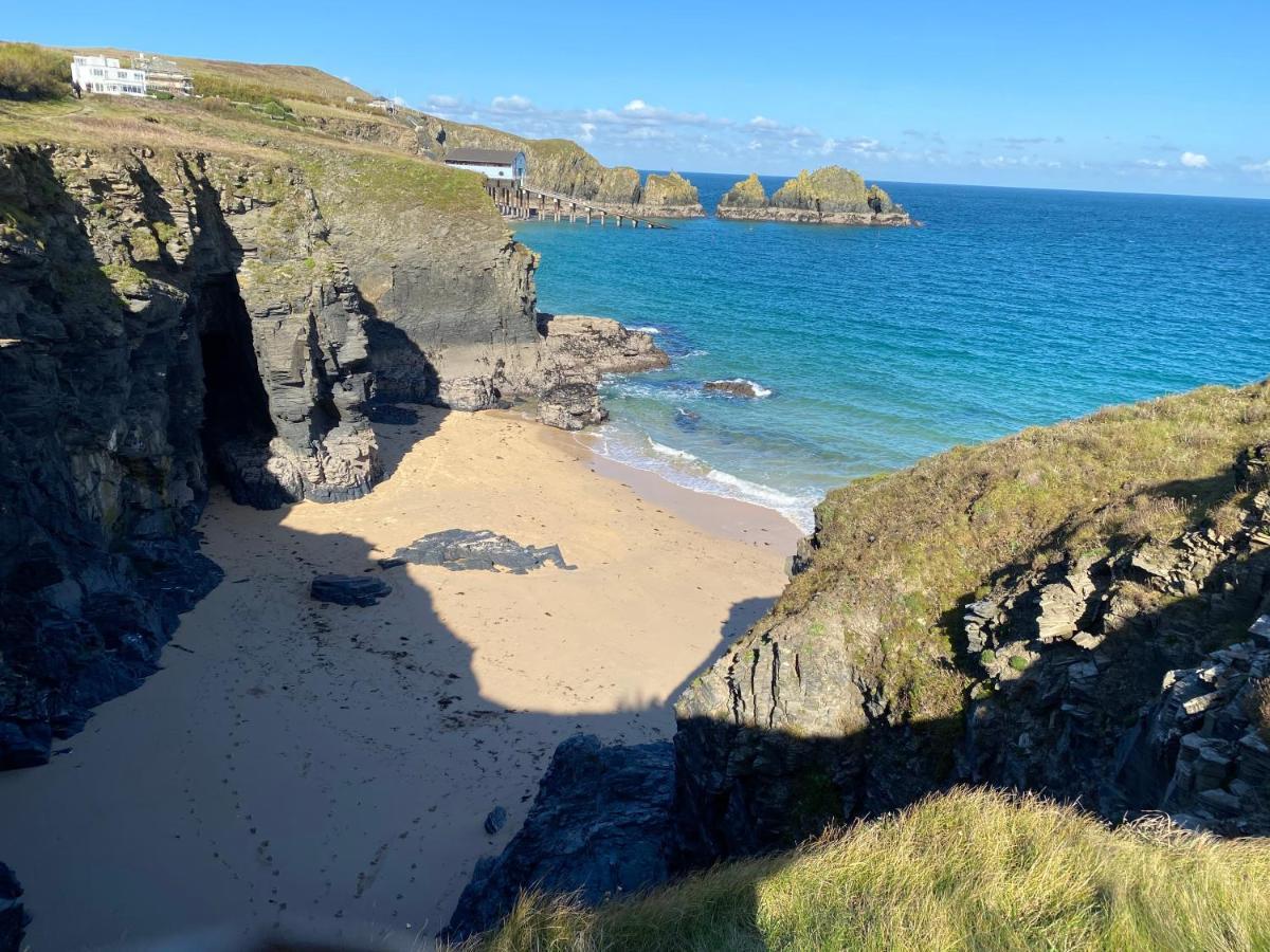 Polrunny Farm Blackberry Cottage - Cornwall Bliss In Sight Of The Sea Boscastle Bagian luar foto