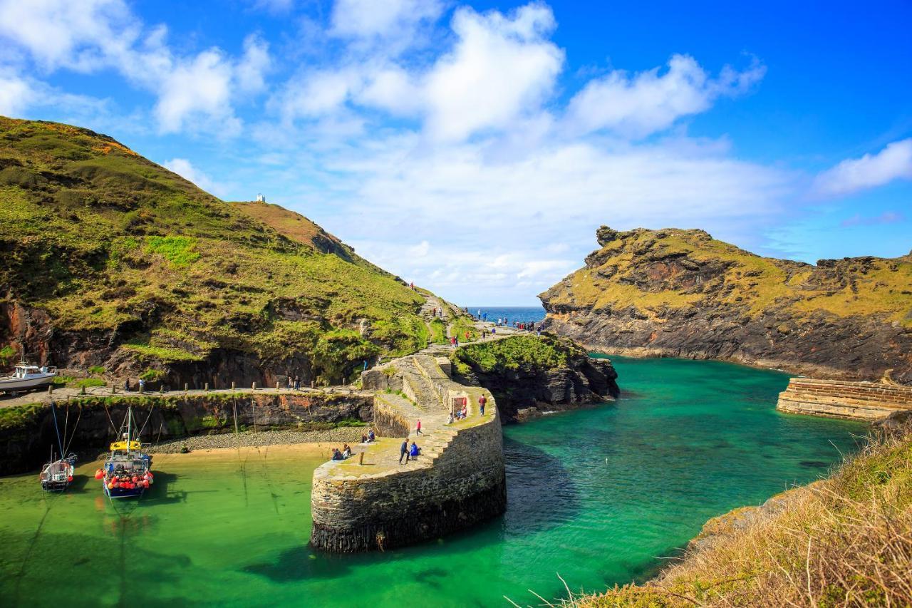Polrunny Farm Blackberry Cottage - Cornwall Bliss In Sight Of The Sea Boscastle Bagian luar foto