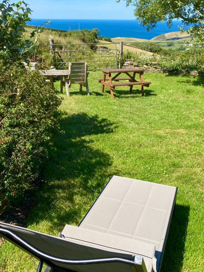 Polrunny Farm Blackberry Cottage - Cornwall Bliss In Sight Of The Sea Boscastle Bagian luar foto